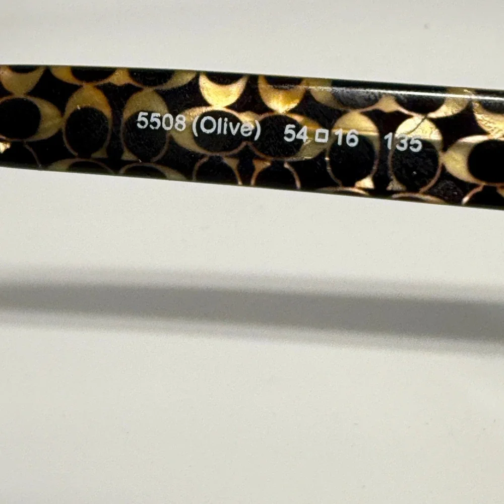 Coach HC6116 5508 Olive‎ Tortoise Eyeglasses Frames 54-16-135 Womens Eyewear
